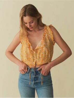DOEN Traveller top in CLEMENTINE DAISY FIELDS